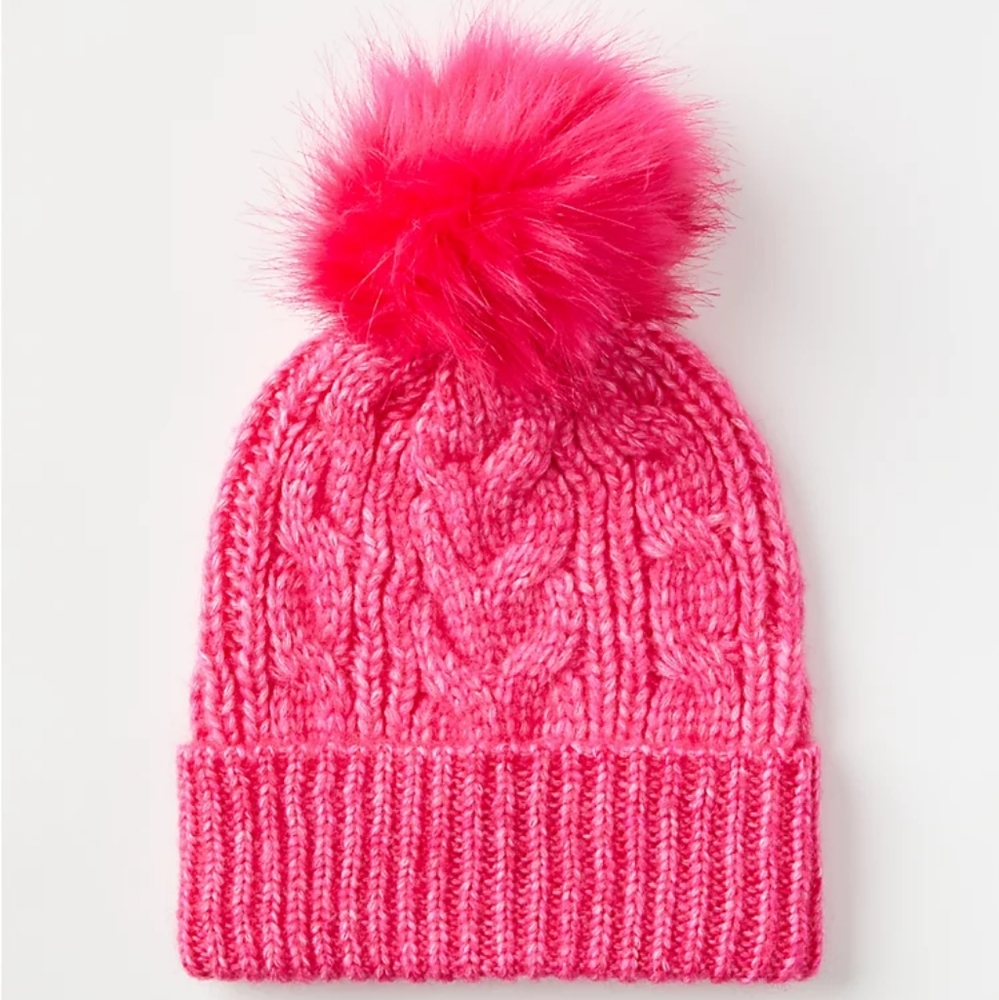 NWT Loft Pink Beanie Hat